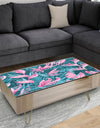 Handdrawn Tropical Flowers - Glam Coffee Table