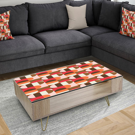 Retro Geometric Design II - Glam Coffee Table