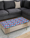 Blue, Red & White Polka Dots - Glam Coffee Table