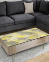 Retro Hexagon Pattern XI - Glam Coffee Table