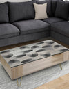 Retro Geometrical Abstract Pattern IV - Glam Coffee Table