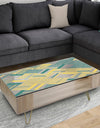 Abstract Diagonal Stripe Pattern - Modern Coffee Table
