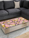 Triangular Gold Design II - Glam Coffee Table