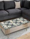 Abstract Retro Triangular Geometrics - Glam Coffee Table