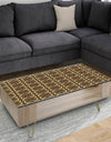 Floral Retro Pattern II - Glam Coffee Table