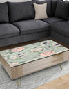 Floral Retro Pattern V - Vintage Coffee Table