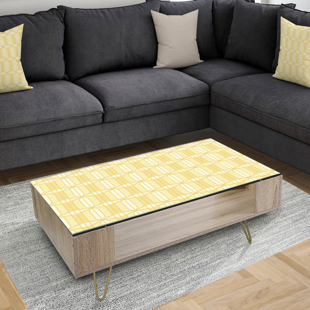 Retro Ornamental Design III - Glam Coffee Table