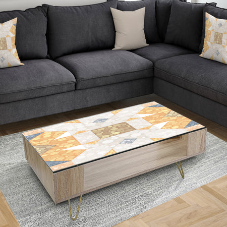 Geometric Retro Design I - Glam Coffee Table