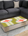 Retro Botanical Pattern I - Glam Coffee Table