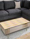 Golden Geometrical Fish Scale - Glam Coffee Table