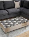 Retro Art Deco Waves I - Glam Coffee Table