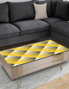 Rhombus Retro Geometric - Glam Coffee Table