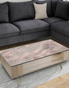 Golden Tropical Pattern IV - Glam Coffee Table