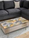 Geometric luxury jungle foliage pattern - Glam Coffee Table