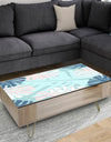 Retro Floral Pattern II - Glam Coffee Table