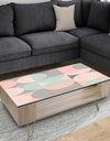 Retro Pastel Circular Pattern II - Glam Coffee Table