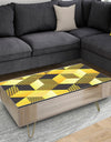 Retro Hexagon Pattern II - Glam Coffee Table