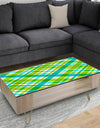 Tartan Geometrical Texture II - Glam Coffee Table