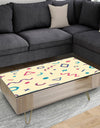 Retro Abstract Pattern Design VI - Glam Coffee Table