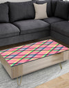 Tartan Geometrical Texture I - Glam Coffee Table