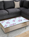 Bright Eucalyptus Floral Pattern I - Traditional Coffee Table