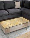 Golden Floral I - Glam Coffee Table