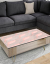 Pink Elegant Pastel Waves - Glam Coffee Table