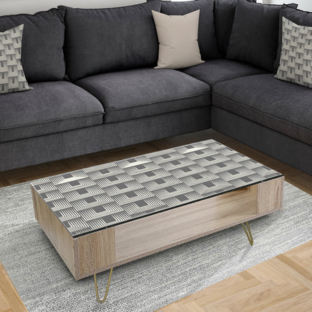 Mimimal Black and White Design I - Glam Coffee Table