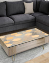 Circular Abstract Retro Geometric IX - Glam Coffee Table