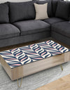 Floral Retro Botanical Pattern III - Glam Coffee Table