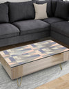 Retro Geometric Design X - Glam Coffee Table