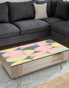 Retro Pastel Circular Pattern I - Glam Coffee Table