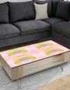 Retro Pastel Circular Pattern IV - Glam Coffee Table