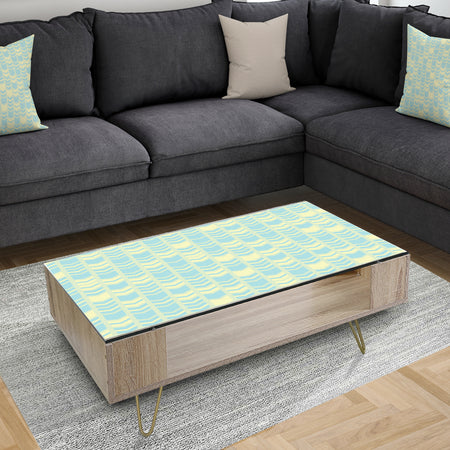 Retro Pattern Abstract Design XI - Modern Coffee Table
