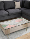 Pineappple On Tropical Leaves - Glam Coffee Table