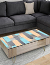 Retro Geometrical Abstract I - Glam Coffee Table