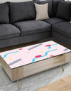 Retro Geometrical Abstract Pattern III - Glam Coffee Table