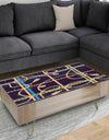 Trendy Gold Chain Pattern - Glam Coffee Table