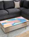 Retro Geometrical Abstract Pattern II - Modern Coffee Table