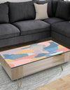 Modern geometric shapes pattern - Glam Coffee Table