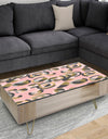 Circular geometric shapes retro pattern - Glam Coffee Table