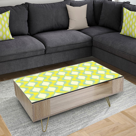 Abstract Retro Geometrical Design III - Modern Coffee Table
