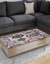 Circular Retro Pattern I - Glam Coffee Table