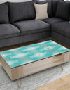 Retro Turquoise Pattern - Glam Coffee Table