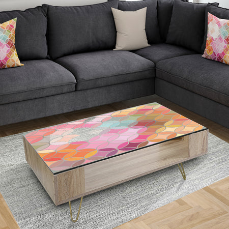 Geometrical Retro Design II - Glam Coffee Table