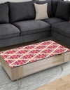 Retro Floral Pattern VI - Glam Coffee Table