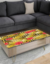 Tropical Gold Luxury Pattern I - Glam Coffee Table