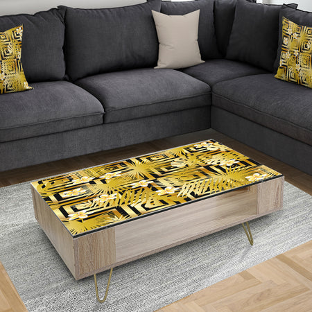 Modern gold luxury pattern - Glam Coffee Table