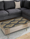 Vintage Golden Diamonds - Glam Coffee Table