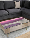 Paint of Magenta Stone - Transitional Coffee Table
